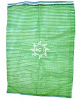 Овощная сетка-мешок с завязками 50*80 cм зеленая. Объем 40 кг. фото 2