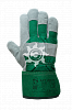 Перчатки спилковые комбинированные Докер со спилковым наладонником (утепленные халофайбер) фото 3