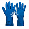 Перчатки SL1 из латекса и нитрила (защита от химии) синего цв. р. 8(М),9(L),10(Xl) фото 4